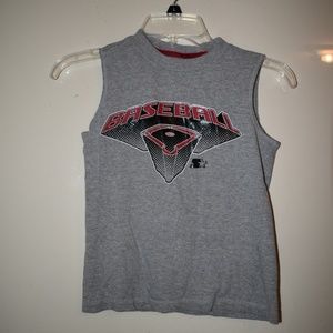 Baseball cutoff shirt